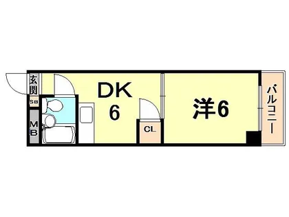 三甲イエム【5階】の間取り