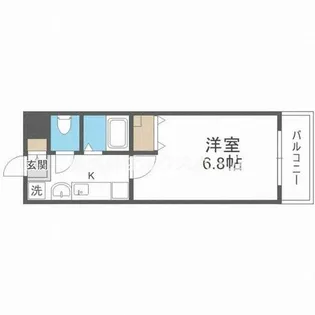 ソレイユ東奈良【1階】の間取り