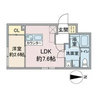 愛知県名古屋市西区上名古屋3丁目【マンション】の間取り