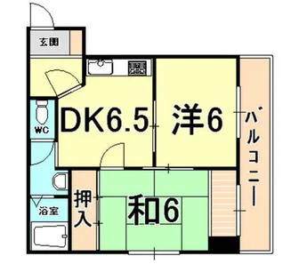 江上イエム【3階】の間取り