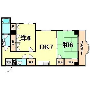 メゾン・ド・ノン【4階】の間取り