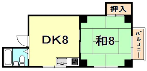 サニーハウス【3階】の間取り