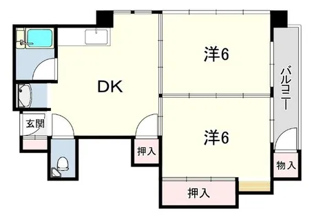 新光マンション【3階】の間取り