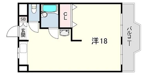 ラ・レジェール廣瀬【3階】の間取り