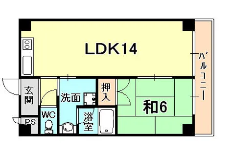 グランヴィア北夙川【1階】の間取り