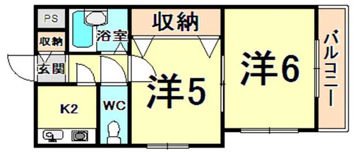 KSグランツ【2階】の間取り