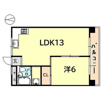 モンド・ベルピア【3階】の間取り