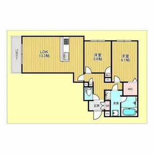 ヒノパティオ【3階】の間取り