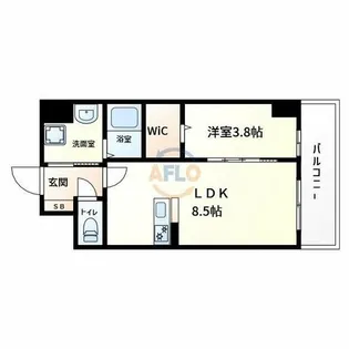 シスイル清水丘【3階】の間取り