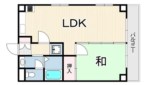 サーフ北口【3階】の間取り