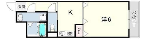 フォンテーヌブロー【2階】の間取り