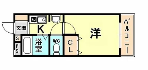 ステラハウス4-600【1階】の間取り