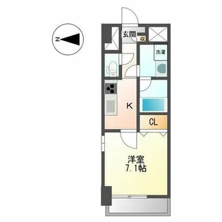 ロイヤルアンコール【405号室】の間取り