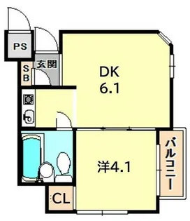 NBハイム西宮・甲陽【2階】の間取り