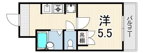 クリスタルカーサ2【3階】の間取り