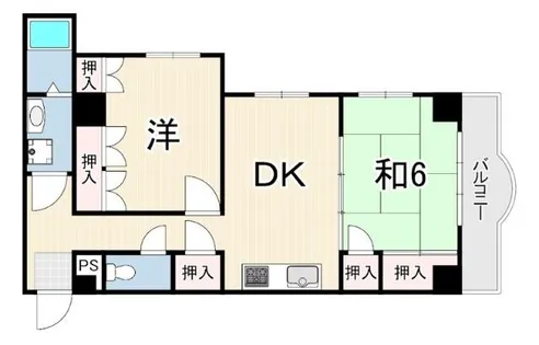 メゾン・ド・ノン【2階】の間取り