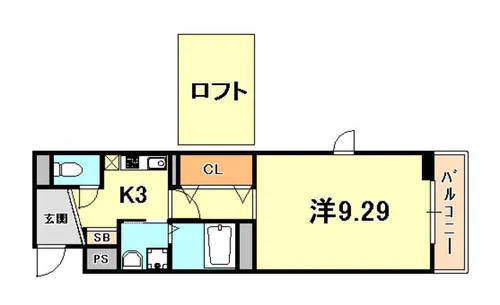 エンブレイス【2階】の間取り