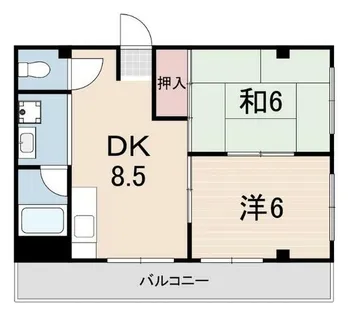 ラメゾンアンフォレット【3階】の間取り