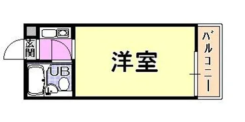 ドルム芦屋川【1階】の間取り