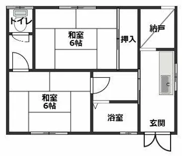 ソウワハイツ【101号室】の間取り