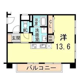 芦屋リバーウエストマンション【2階】の間取り