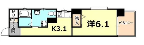 ワコーレエキサイド岡本【4階】の間取り