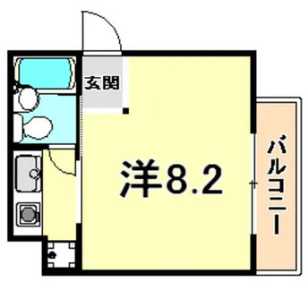グランドール御影【3階】の間取り