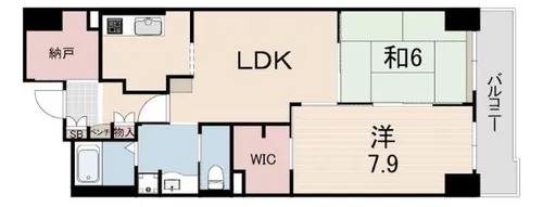 RICイーストコート11番街【1階】の間取り
