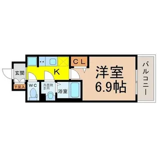 プレサンス上前津エレスタ【12階】の間取り