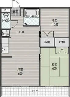 レジデンス光和N104【1階】の間取り
