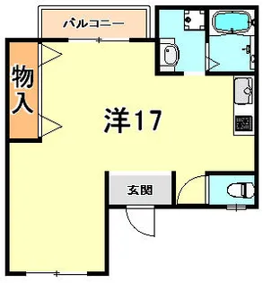 プチ・シャトーあけぼの【2階】の間取り