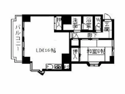 コンフォート21【603号室】の間取り