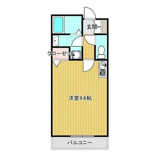 レジデンスKU【2階】の間取り