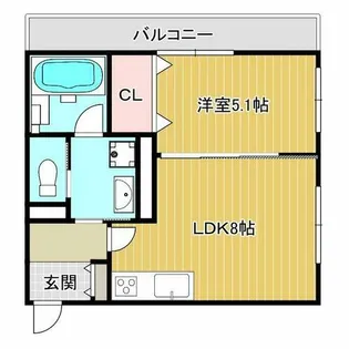 ファインローズ【1階】の間取り