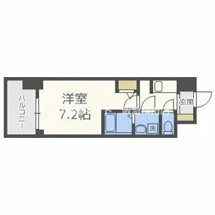 1Kの間取り画像