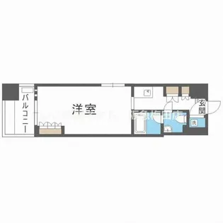 デュオン新大阪レジデンス【13階】の間取り