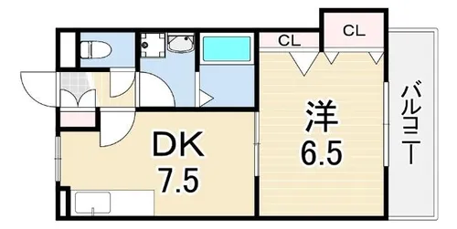 アビタシオングラシューズ【2階】の間取り