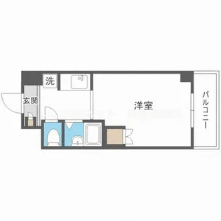 キャッスル北沢新大阪【2階】の間取り