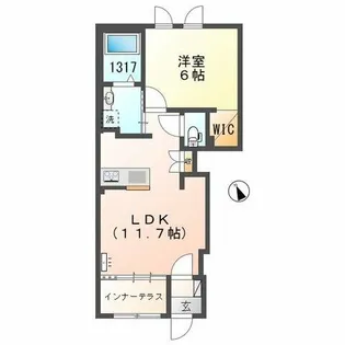 HANA【1階】の間取り