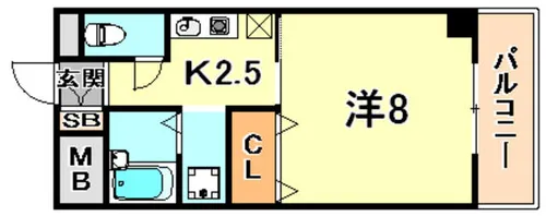 サンセールハヤシ【2階】の間取り