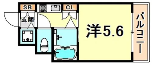 パインテール御影【2階】の間取り