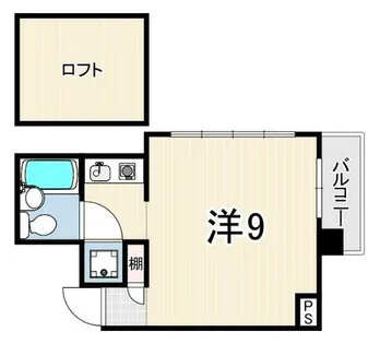 エスパシオ芦屋【4階】の間取り