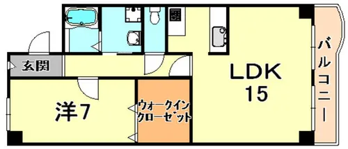 KSMレジデンス東灘【3階】の間取り