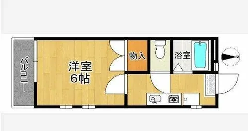 メゾンフォレスタ【1階】の間取り