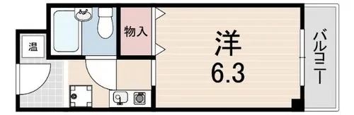 ベレーロ魚崎【1階】の間取り