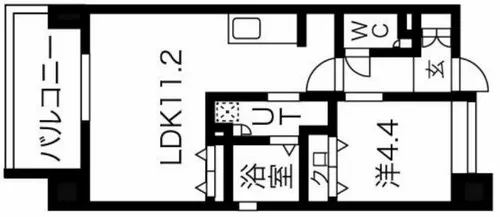 GLUCKMAISON/S-EBIE XI【2階】の間取り