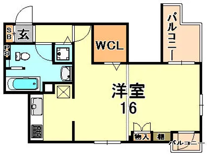 オリエントコート【3階】の間取り