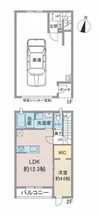 Back date fort【2階】の間取り