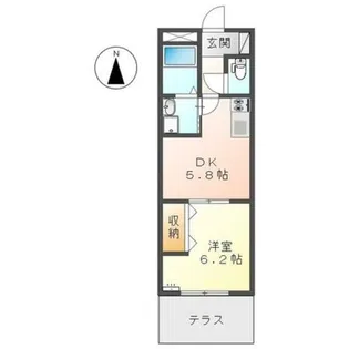モアイーストⅤ【1階】の間取り