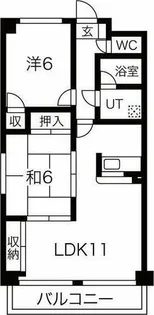 ジョイア杁中【1階】の間取り